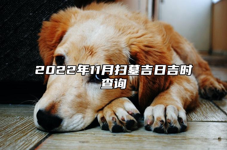 2022年11月扫墓吉日吉时查询 这天宜扫墓吗