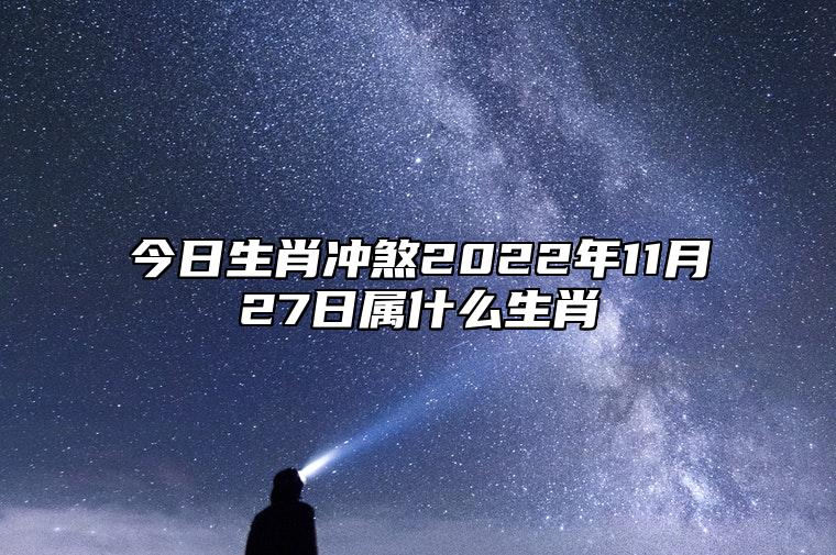 今日生肖冲煞2022年11月27日属什么生肖 冲什么生肖