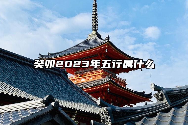 癸卯2023年五行属什么 五行属水纳音金箔金