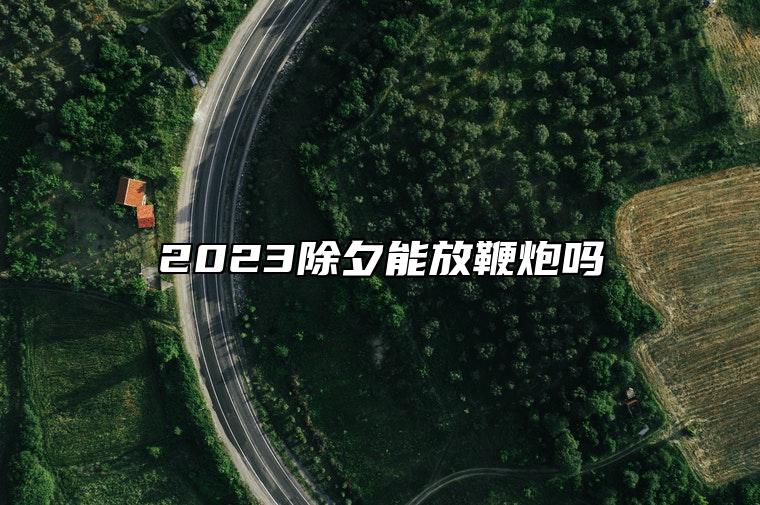 2023除夕能放鞭炮吗 春节有什么习俗