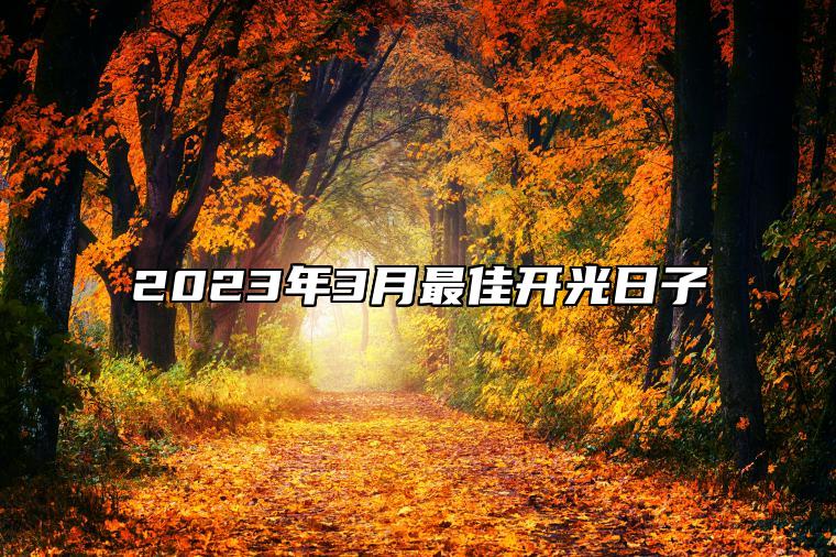 2023年3月最佳开光日子 今日开光黄道吉日查询