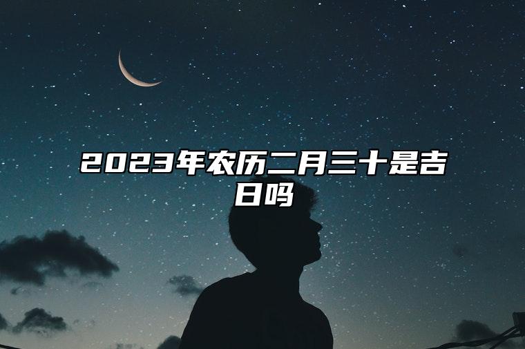 2023年农历二月三十是吉日吗,今天黄历日子好吗,吉时宜忌分析