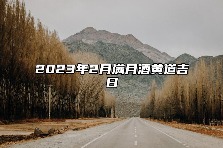 2023年2月满月酒黄道吉日 2023年2月适合办满月酒吗