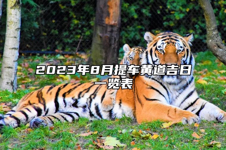 2023年8月提车黄道吉日一览表 2023年8月份提车吉日