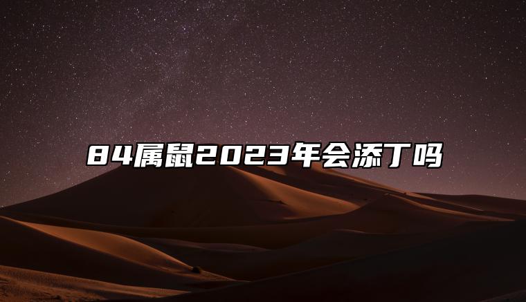 84属鼠2023年会添丁吗 2023年属鼠人需要注意什么