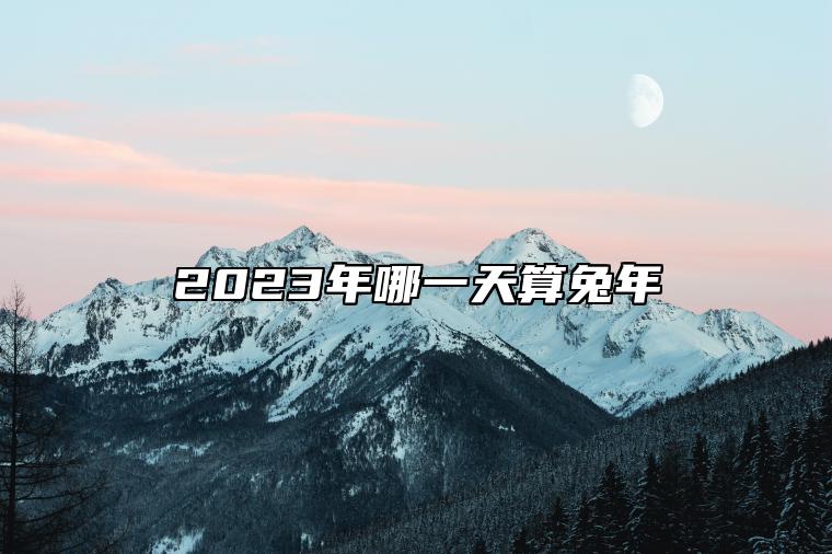 2023年哪一天算兔年 清晨五时至七时 又称兔时