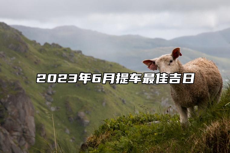 2023年6月提车最佳吉日 2023年6月提车吉日一览表