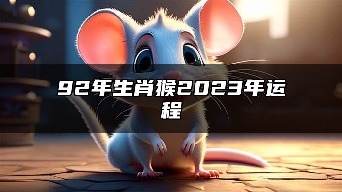 92年生肖猴2023年运程 属猴人2023年感情运势