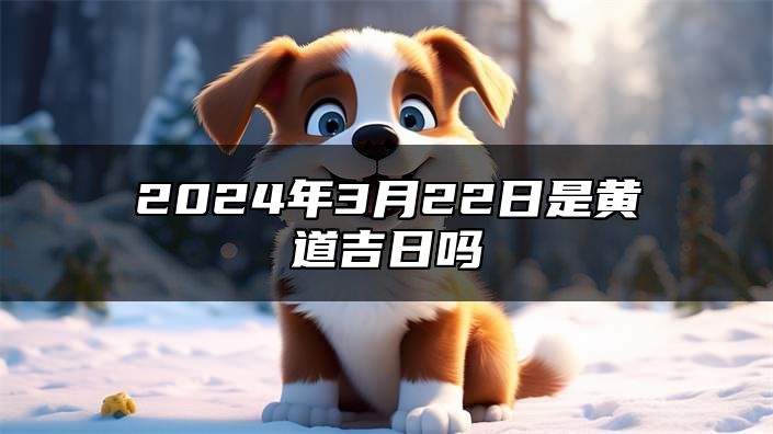 2024年3月22日是黄道吉日吗 2024年3月22日吉时凶时查询