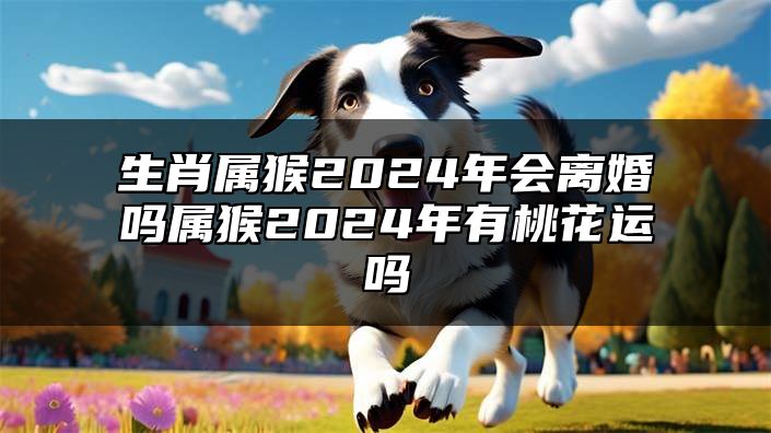 生肖属猴2024年会离婚吗？属猴2024年有桃花运吗？