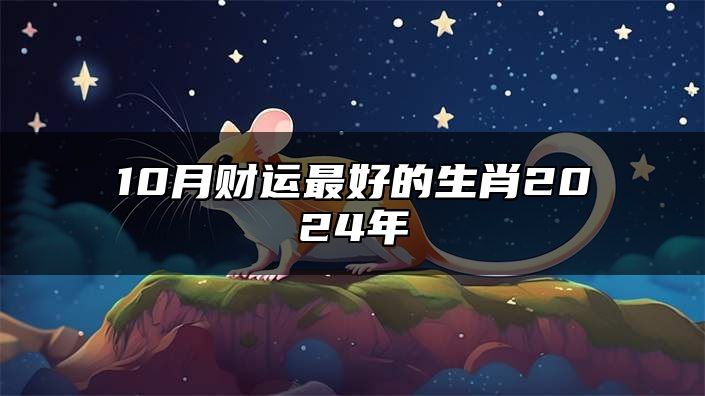 10月财运最好的生肖2024年 如何提升财运