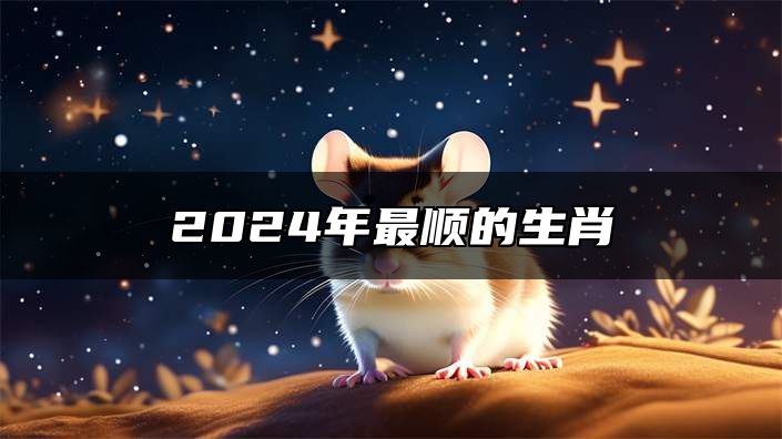 2024年最顺的生肖 生肖狗各方面很顺利