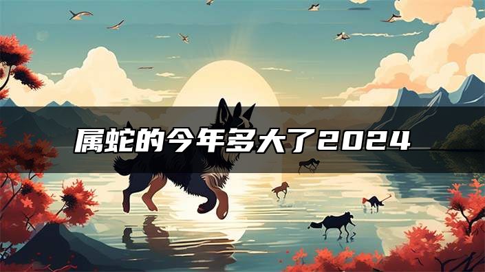 属蛇的今年多大了2024 属蛇的今年运势怎么样2024