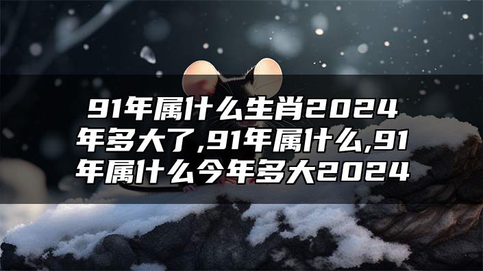 91年属什么生肖2024年多大了,91年属什么,91年属什么今年多大2024