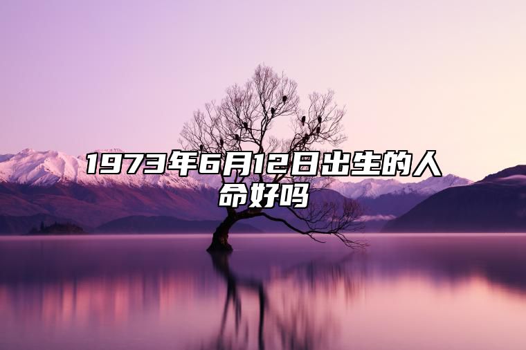 1973年6月12日出生的人命好吗 事业财运_感情婚姻_性格特征