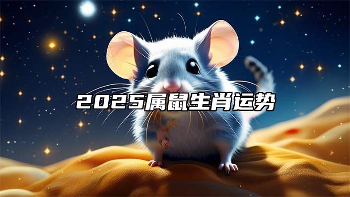 2025属鼠生肖运势 2025属鼠的运气