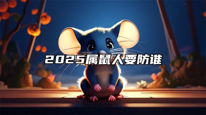 2025属鼠人要防谁 属鼠的在2025年的小人生肖