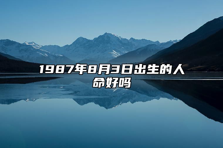 1987年8月3日出生的人命好吗 生辰八字、事业财运详解