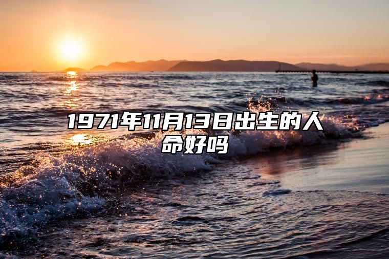 1971年11月13日出生的人命好吗 生辰八字、事业财运详解