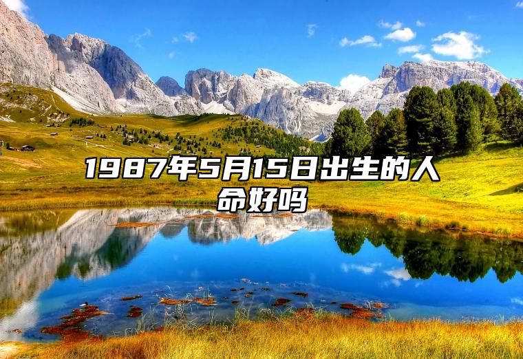 1987年5月15日出生的人命好吗 今日不同时辰生辰八字解析