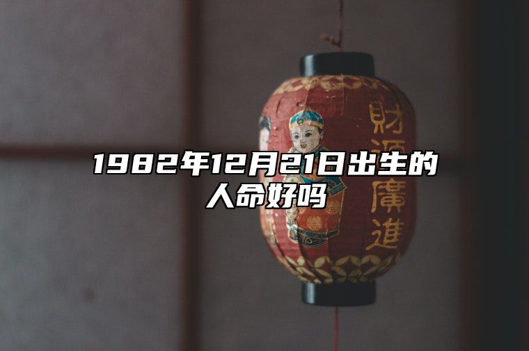 1982年12月21日出生的人命好吗 是什么命,五行缺什么