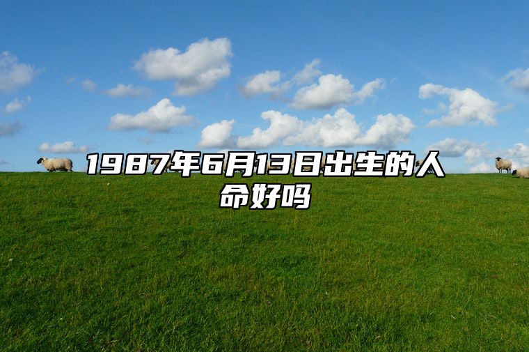 1987年6月13日出生的人命好吗 八字事业财运、感情婚姻