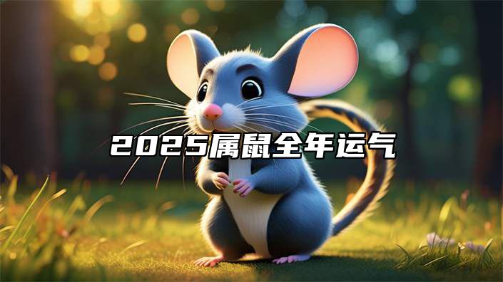 2025属鼠全年运气 属鼠2025年每月运程