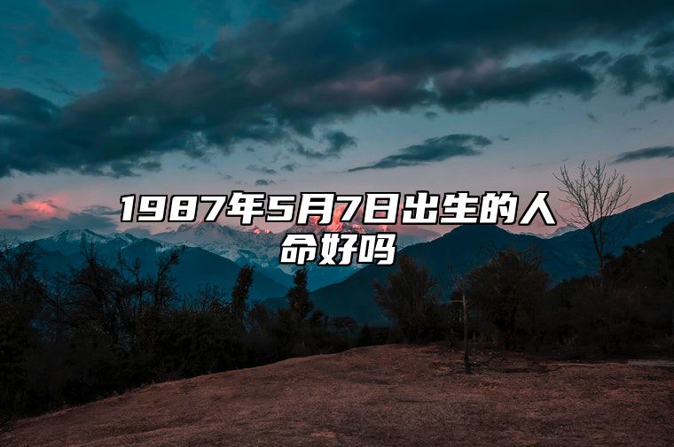 1987年5月7日出生的人命好吗 此日生辰八字详解