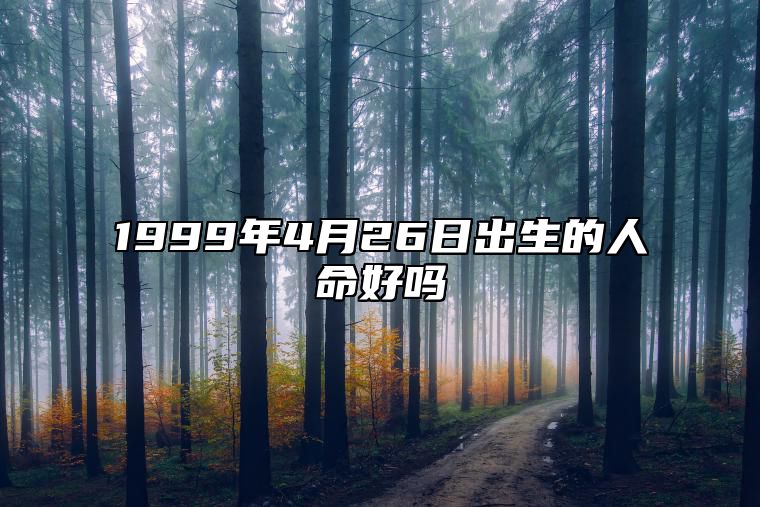 1999年4月26日出生的人命好吗 命运如何五行缺什么