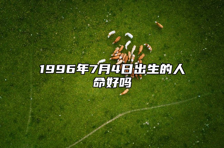 1996年7月4日出生的人命好吗 姻缘婚姻,八字事业人生发展