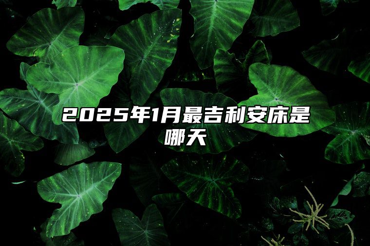 2025年1月最吉利安床是哪天 是不是安床的黄道吉日