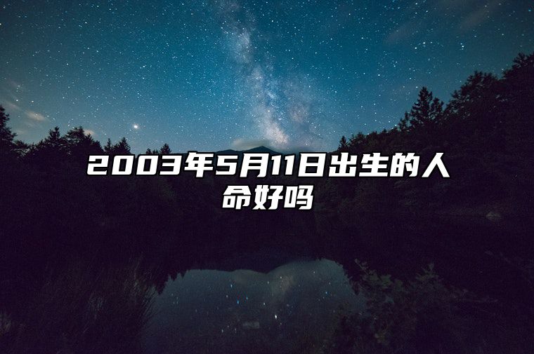 2003年5月11日出生的人命好吗 事业财运_感情婚姻_性格特征