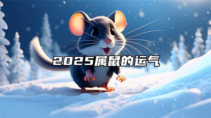 2025属鼠的运气 2025年属鼠的各方面运势