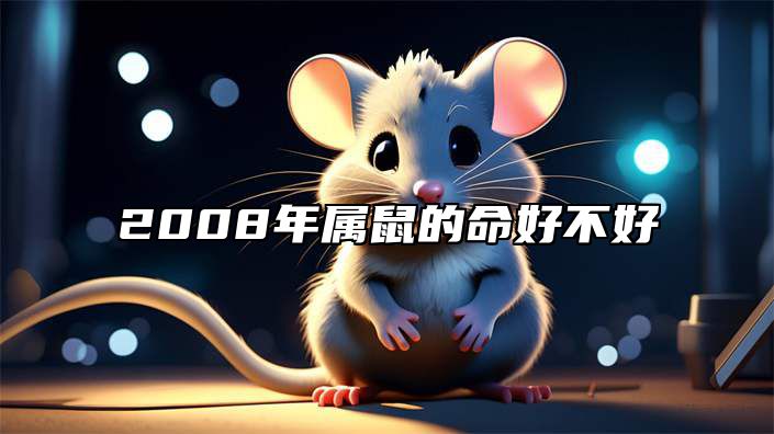 2008年属鼠的命好不好 2008年属鼠的命运怎么样?