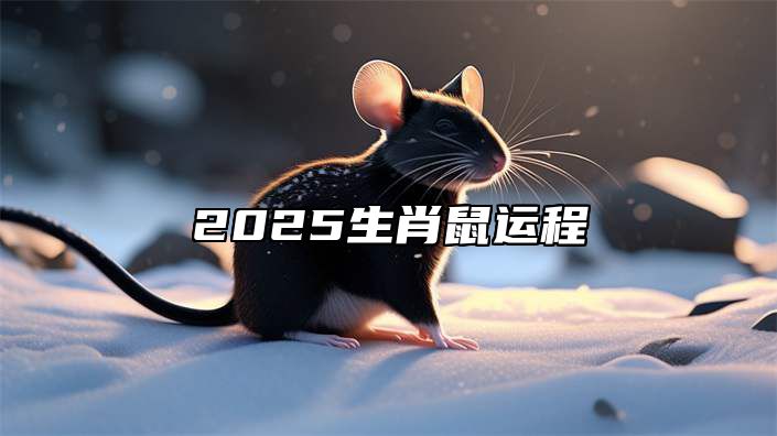 2025生肖鼠运程 属鼠人2025年每月运势