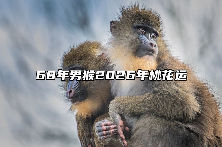 68年男猴2026年桃花运 68年男猴2021年有烂桃花吗