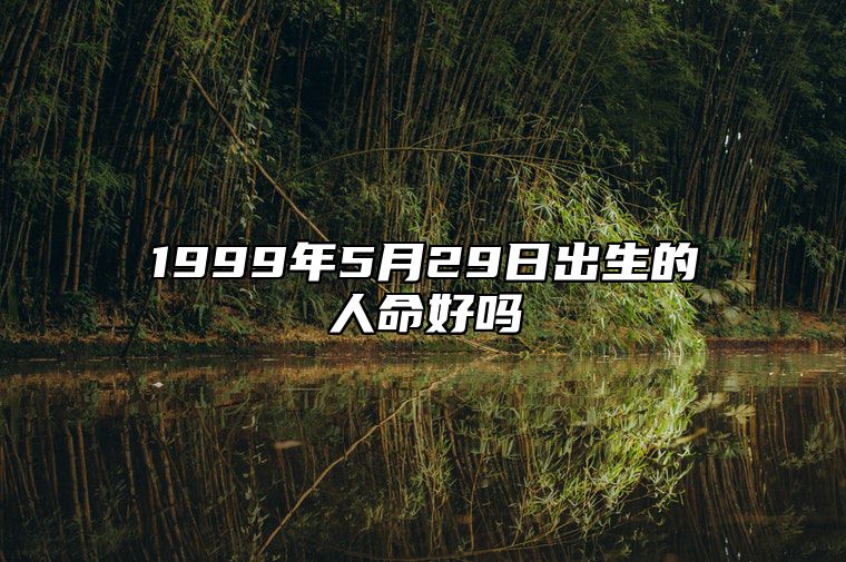 1999年5月29日出生的人命好吗 此日不同时辰八字运势分析