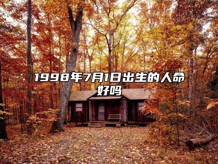 1998年7月1日出生的人命好吗 是什么命,五行缺什么