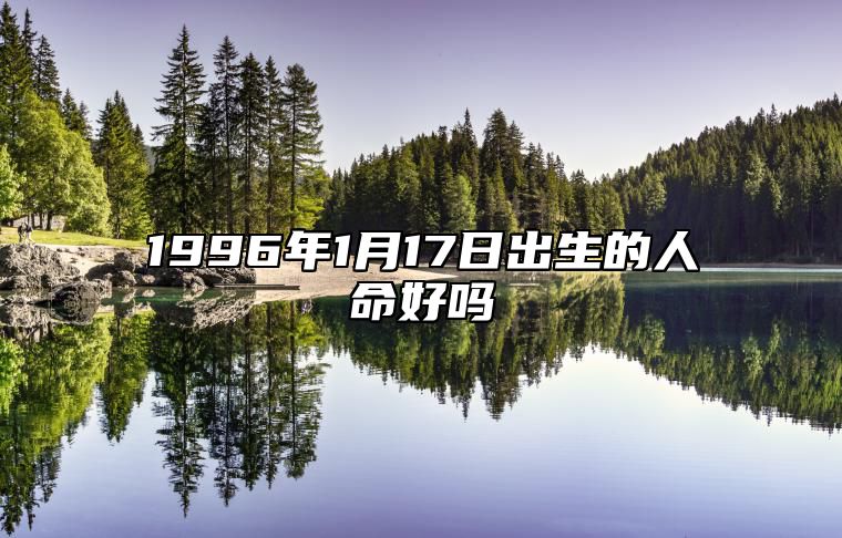 1996年1月17日出生的人命好吗 今日不同时辰生辰八字解析