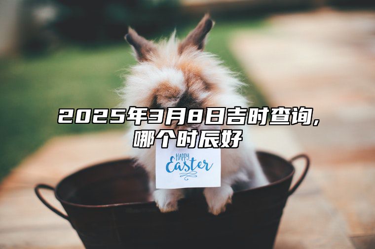 2025年3月8日吉时查询,哪个时辰好 是的吉日吗？