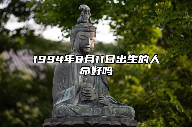 1994年8月11日出生的人命好吗 生辰八字运势、婚姻、事业分析