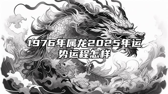 1976年属龙2025年运势运程怎样 1976年属龙人2025年每月运势