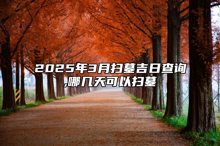 2025年3月扫墓吉日查询,哪几天可以扫墓 今日扫墓黄道吉日查询