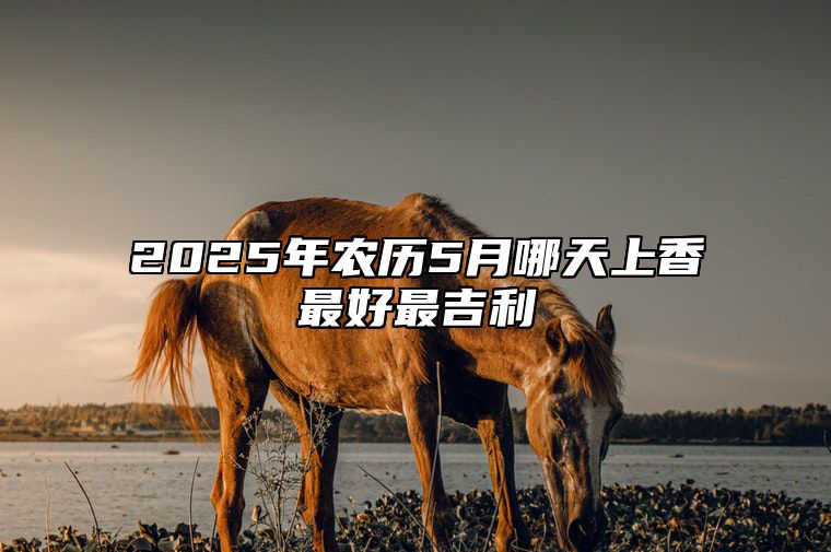 2025年农历5月哪天上香最好最吉利 适合上香的黄道吉日