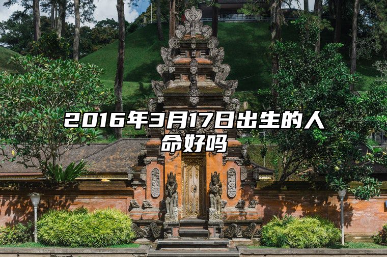 2016年3月17日出生的人命好吗 不同时辰生辰八字