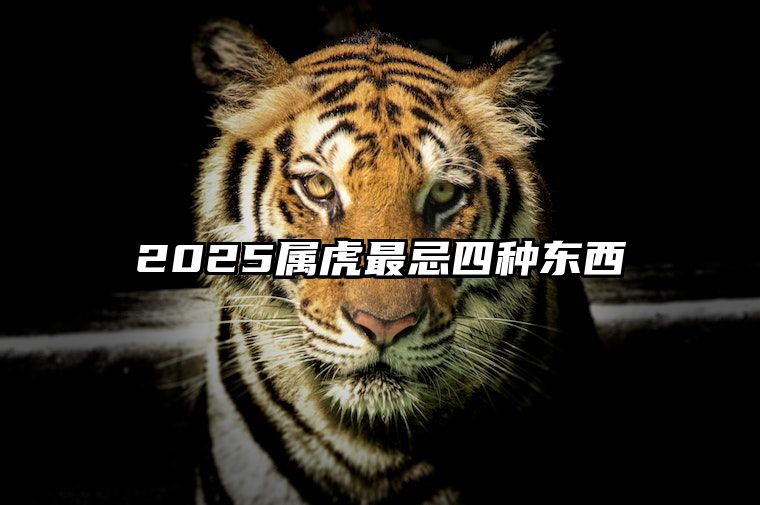 2025属虎最忌四种东西 属虎的在2025年的运势好不好呢