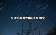 99年属兔的姻缘在哪年 2024年谈婚论嫁好年纪