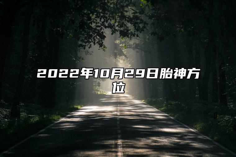 今日胎神方位 2022年10月29日农历十月初五