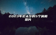 2023年犯太岁的5个属相图片 2023年犯太岁的5个属相化解