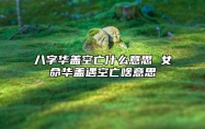 八字华盖空亡什么意思 女命华盖遇空亡啥意思